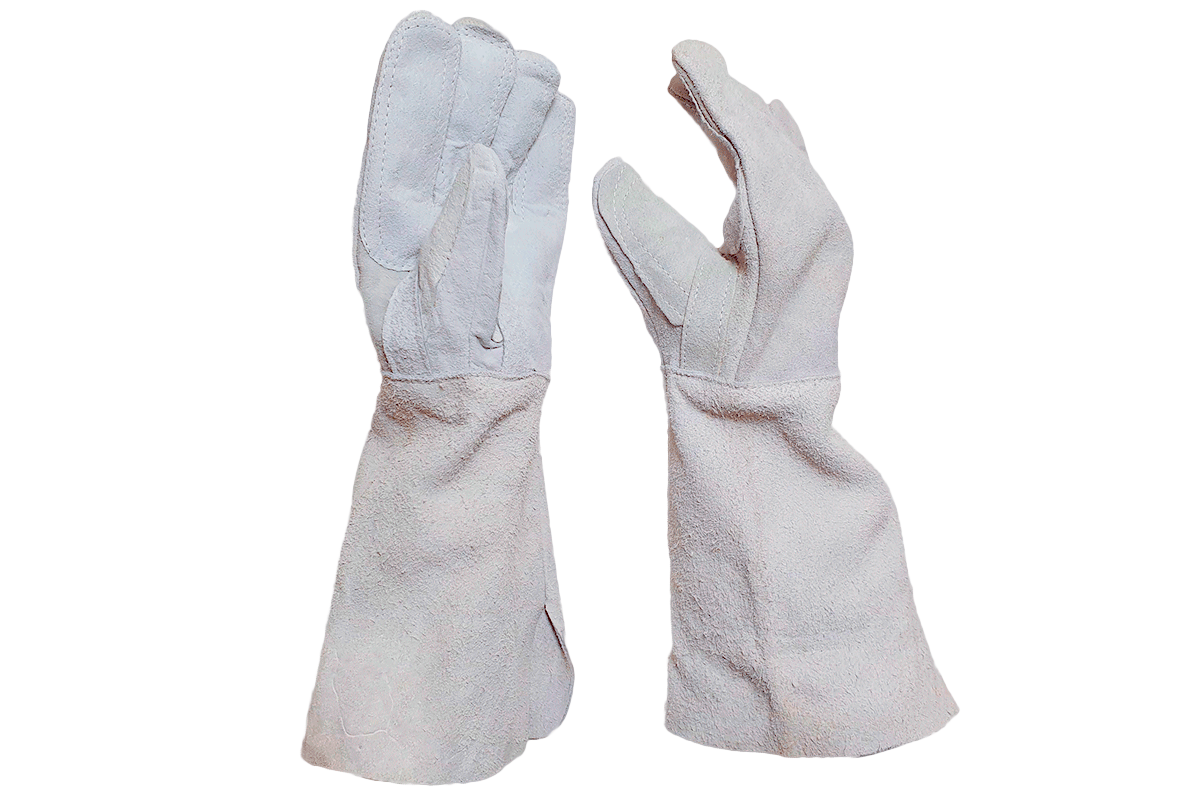Guantes de carnaza extra largo - guantes de carnaza - Venta al Mayoreo