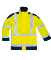 Chaqueta alta visibilidad neón deltaplus