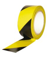 Cinta demarcación área amarillo y negro
