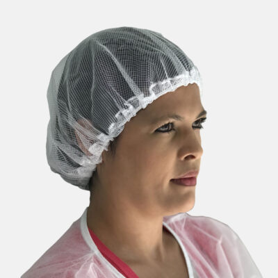 Gorro de malla 03 blanco