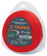 Nylon Redondo Guadaña Truper 2.7mmX12 M 17629