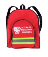 Bolso Botiquin Brigadista Rojo 33x32x9 Vacio