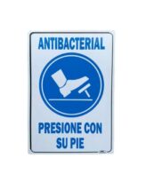 Señal Presione Con El Pie 30x20