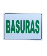 Señal Basuras 30x20