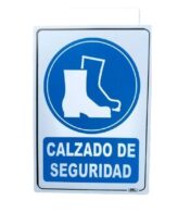 Señal Uso Obligatorio Calzado De Seguridad 30x20