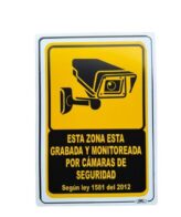 Señal Esta Siendo Grabado Camaras De Seguridad 30x20