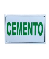 Señal Cemento 30x20