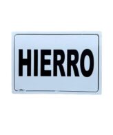 Señal Hierro 30x20