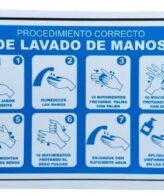 Señal Lavado De Manos 30x20