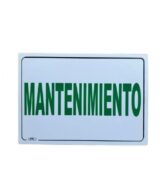 Señal Mantenimiento 30x20