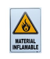 Señal Material Inflamable 30x20