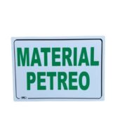 Señal Material Petreo 30x20