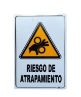 Señal Riesgo Mecanico 30x20