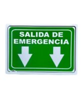 Señal Salida De Emergencia 30x20