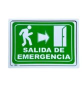 Señal Salida De Emergencia Derecha 30x20