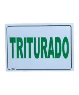 Señal Triturado 30x20