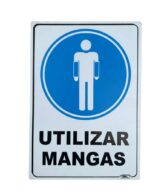 Señal Uso Obligatorio De Mangas 30x20