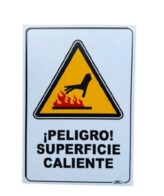 Señal Superficie Caliente 30x20