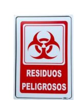 Señal Residuos Peligrosos 30x20